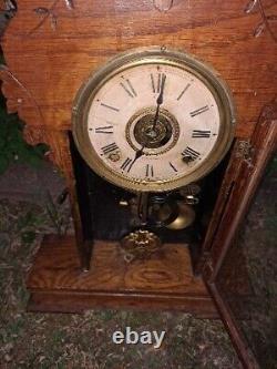 Antique Seth Thomas Gingerbread Clock 290s 8 Day Half Hour Strike