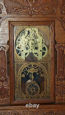 Antique Seth Thomas Gingerbread Mantel Clock Gro
