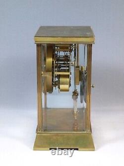 Antique Seth Thomas Gold Gilt Brass Crystal Regulator CLOCK WORKS