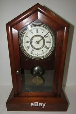 Antique Seth Thomas Gothic Clock 8-day, Time/bell Strike, Key-wind