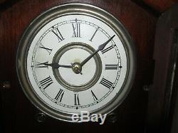 Antique Seth Thomas Gothic Clock 8-day, Time/bell Strike, Key-wind