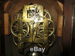 Antique Seth Thomas Gothic Clock 8-day, Time/bell Strike, Key-wind