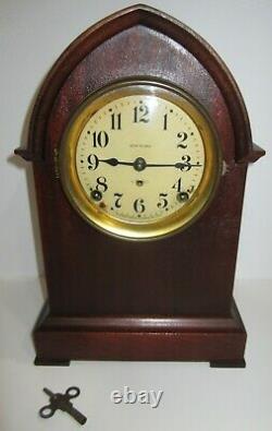 Antique Seth Thomas Gothic Clock 8-day, Time/strike, Key-wind