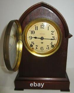 Antique Seth Thomas Gothic Clock 8-day, Time/strike, Key-wind
