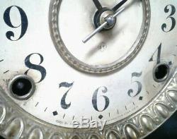 Antique Seth Thomas Green Black Adamantine Mantle Mantel Clock Lion sides, Parts