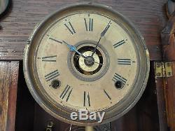 Antique Seth Thomas Hanging Kitchen Clock