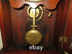 Antique Seth Thomas Inlaid Mantel Clock 8-Day, Time/Strike, Key-wind
