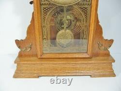 Antique Seth Thomas Kitchen Clock 8-Day For Parts or Repair Runs Well