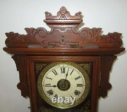Antique Seth Thomas Kitchen Clock with Alarm 8-Day, Time/Strike, Key-wind