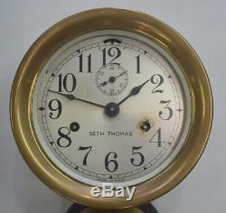 Antique Seth Thomas Lever Bottom Bell Ships Clock