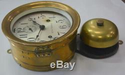 Antique Seth Thomas Lever Bottom Bell Ships Clock