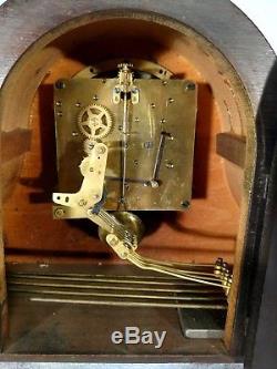 Antique Seth Thomas- Mahogany- 8 day-Mantle Clock With #117 Chime & Instructions