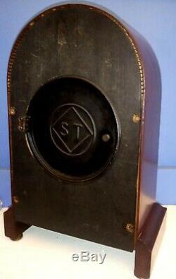 Antique Seth Thomas Mahogany Inlaid Mantel Clock Key-wound Top Condition