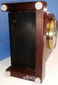 Antique Seth Thomas Mahogany Inlaid Mantel Clock Key-wound Top Condition