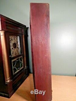 Antique Seth Thomas Mahogany Ogee Clock To Restore