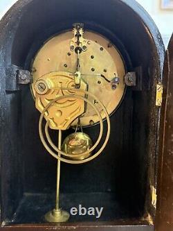 Antique Seth Thomas, Mantel Beehive Clock, Includes Key, Works Great Just Oiled