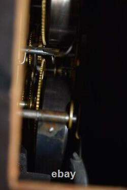 Antique Seth Thomas Mantel Chiming Gonging Key Wind Mechanical Mantel Clock -3.3