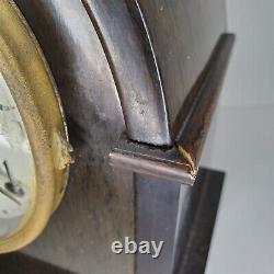 Antique Seth Thomas Mantel Clock Time & Strike Mahogany Beehive Movement 89AL