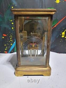 Antique Seth Thomas Mantel Clock with Pendulum & Key R. Kaiser Round Movement