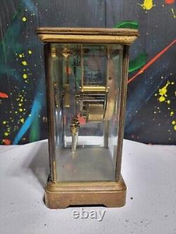 Antique Seth Thomas Mantel Clock with Pendulum & Key R. Kaiser Round Movement