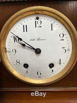Antique Seth Thomas Mantel Shelf Clock No Key