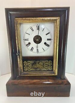 Antique Seth Thomas Mantle 30hr Spring Clock Early 19th Century