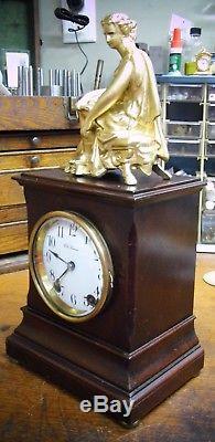 Antique Seth Thomas Mantle Clock 8-day Time & Strike Runs