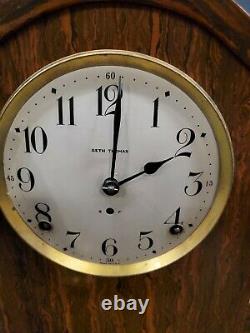 Antique Seth Thomas Mantle Clock Circa 1910 Working Great! GOOD Condition
