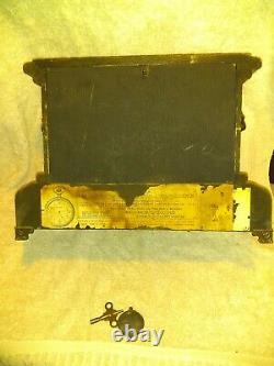 Antique Seth Thomas Mantle Clock Lion Adamantine 1880