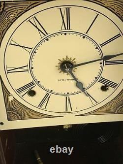 Antique Seth Thomas Mantle Clock Mechanical No. 89 Pendulum With Wind Key