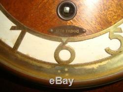 Antique Seth Thomas Mantle Clock Westminster Chime-Art Deco Design-Works Great