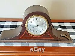 Antique Seth Thomas Mantle Clock With Original Key- Tested And Working