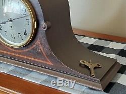 Antique Seth Thomas Mantle Clock With Original Key- Tested And Working