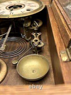 Antique Seth Thomas Mantle Clock Working! Tzt7