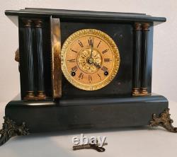 Antique Seth Thomas Mantle Gong Clock #G053