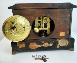 Antique Seth Thomas Mantle Gong Clock #G053