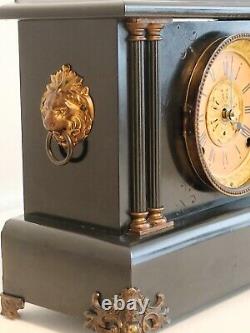 Antique Seth Thomas Mantle Gong Clock #G053