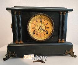 Antique Seth Thomas Mantle Gong Clock #G053