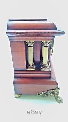 Antique Seth Thomas Mantle/Shelf Clock Woodgrain Adamantine-6 Column