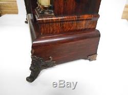 Antique Seth Thomas Mantle/Shelf Clock Woodgrain Adamantine-6 Column Rosewood