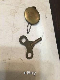 Antique Seth Thomas Mini Cottage Clock Horseshoe Shape Movement #1