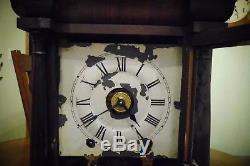 Antique Seth Thomas Mouse Hole Mantle Clock 8 Day T/S Runs c. 1875