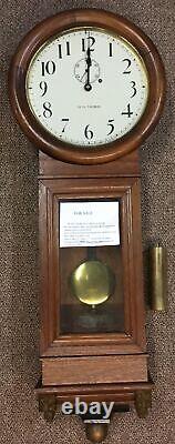 Antique Seth Thomas No. 2 Weight Driven Regulator Wall Clock 8-Day