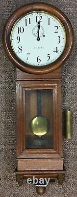 Antique Seth Thomas No. 2 Weight Driven Regulator Wall Clock 8-Day