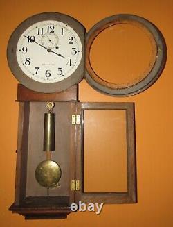 Antique Seth Thomas No. 2 Weight Driven Wall Regulator Clock 8-day