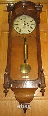 Antique Seth Thomas No. 6 Weight Driven Wall Regulator Clock 8-day