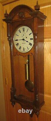 Antique Seth Thomas No. 6 Weight Driven Wall Regulator Clock 8-day