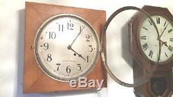 Antique Seth Thomas Office No. 1 Gallery Wall Clock Keeps Good Time Nice ca 1924