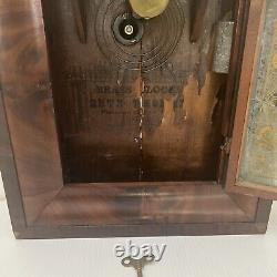 Antique Seth Thomas Ogee Weight Driven Clock