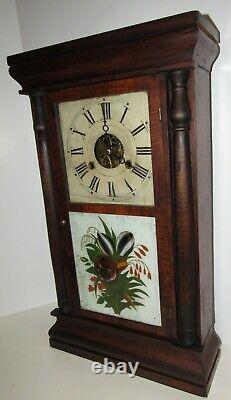 Antique Seth Thomas Ogee Weights Driven Clock 30-Hour